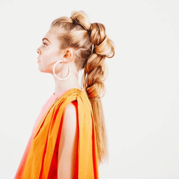 WOLF & RITA - Girls Adelia Pink Sash Blouse NWOT - Picture 3 of 11